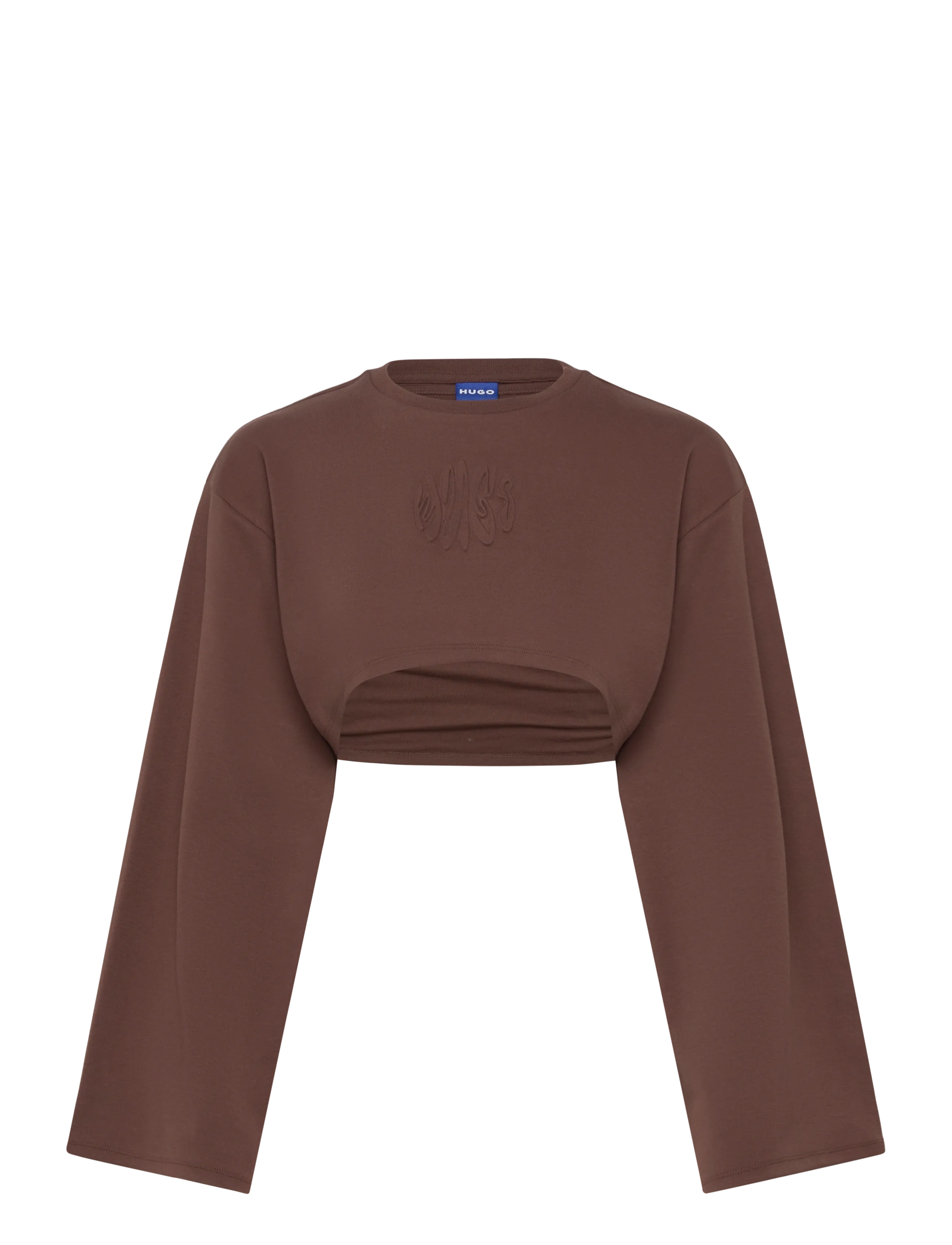 HUGO BLUE Daleisy_B - Crop tops - MEDIUM BROWN / brown