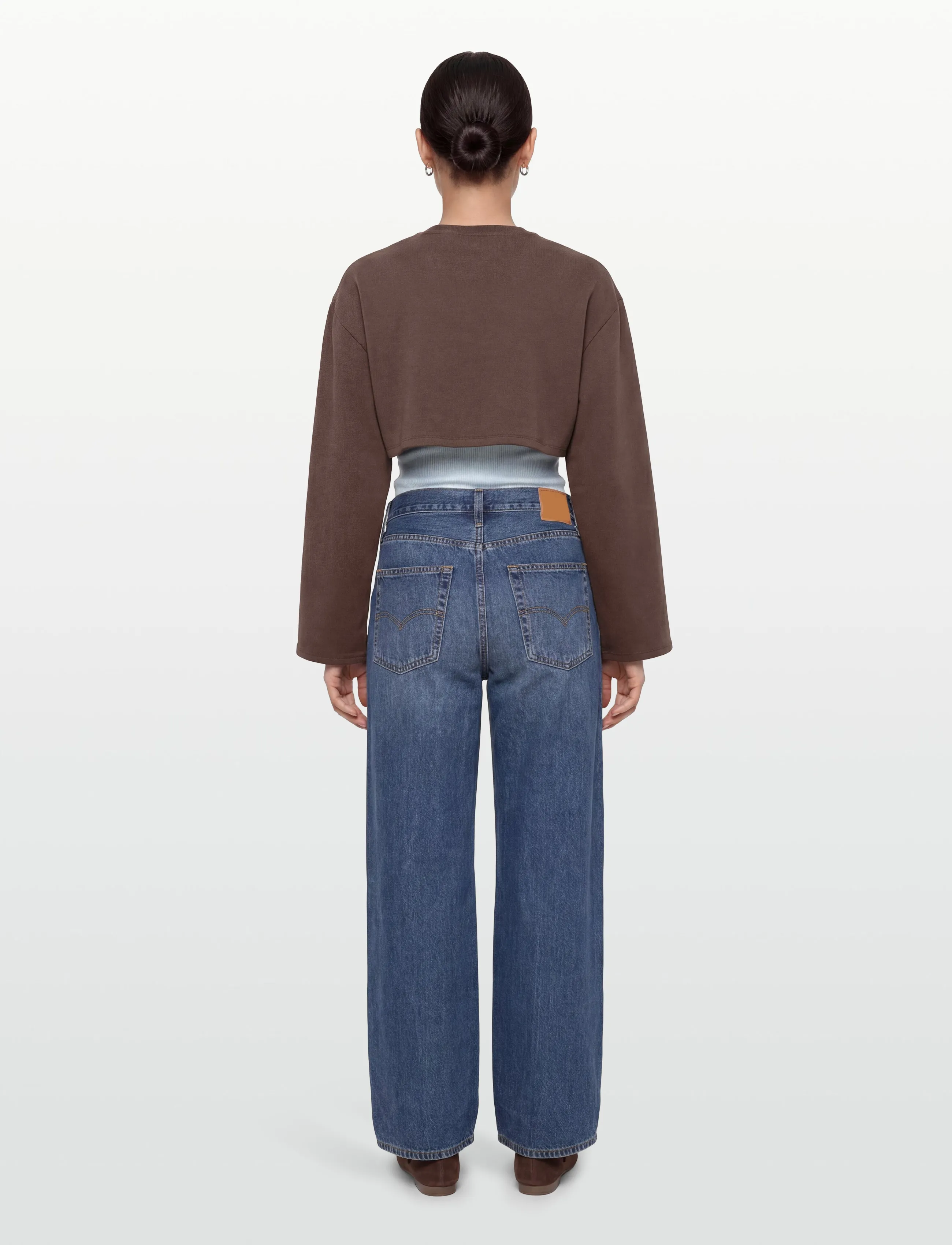 HUGO BLUE - Daleisy_B - crop tops - medium brown - 4