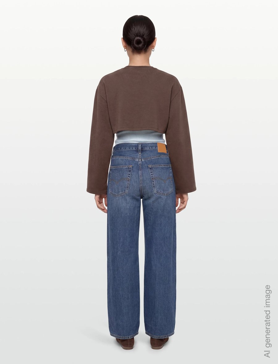 HUGO BLUE - Daleisy_B - crop tops - medium brown - 4