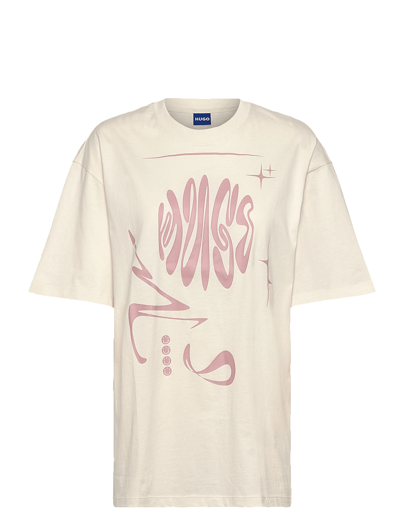 HUGO BLUE - Oversized_Tee_B_8 - t-shirts - open white - 0