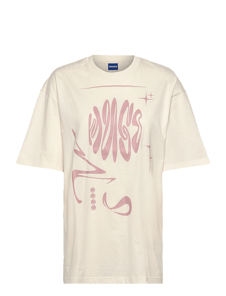 HUGO BLUE - Oversized_Tee_B_8 - t-särgid - open white - 0