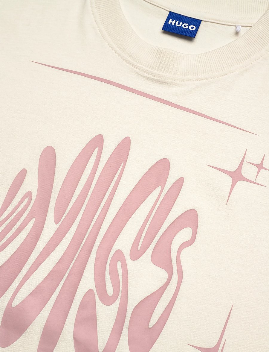 HUGO BLUE - Oversized_Tee_B_8 - t-särgid - open white - 2
