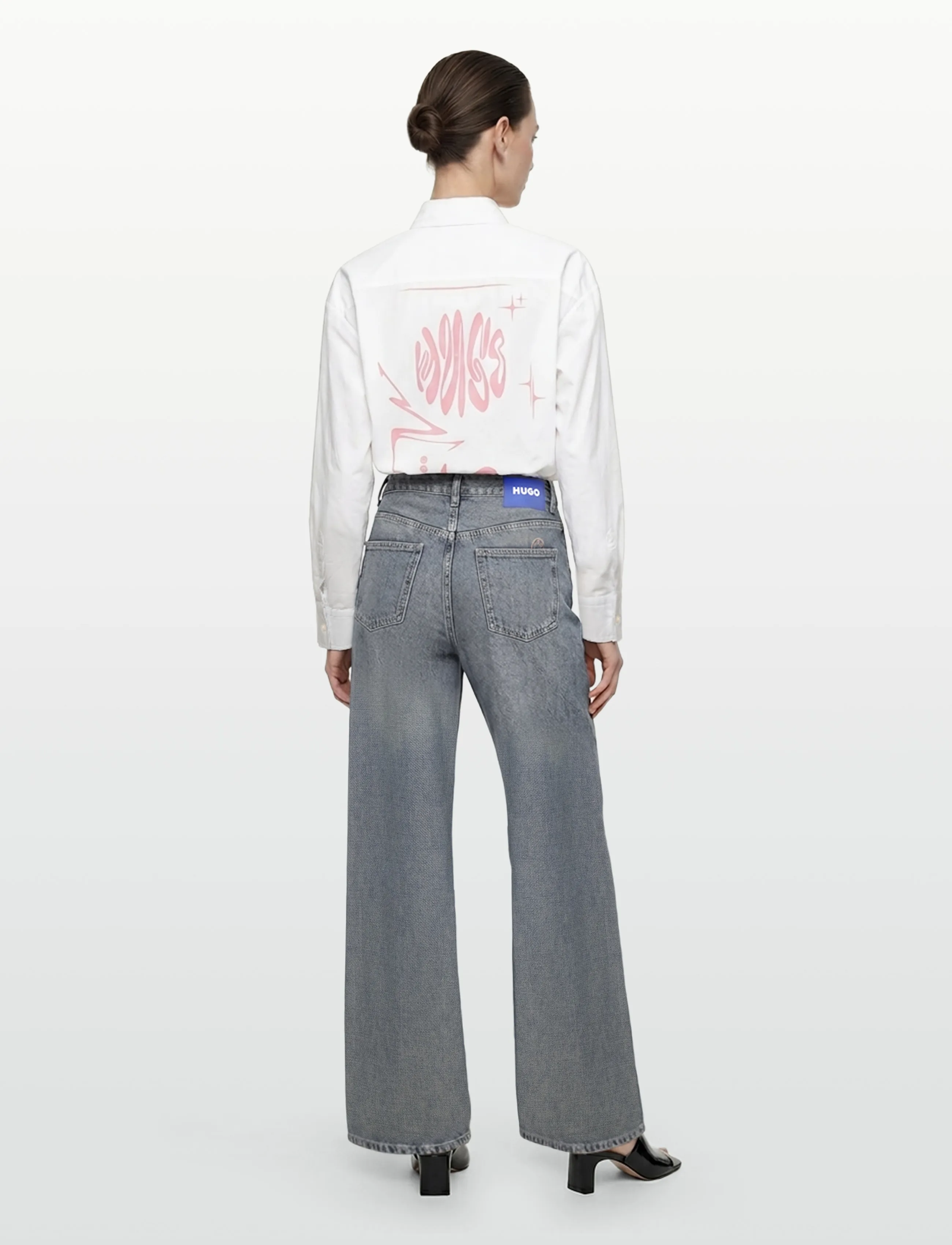 HUGO BLUE - Gobana_1_B - brede jeans - bright blue - 4