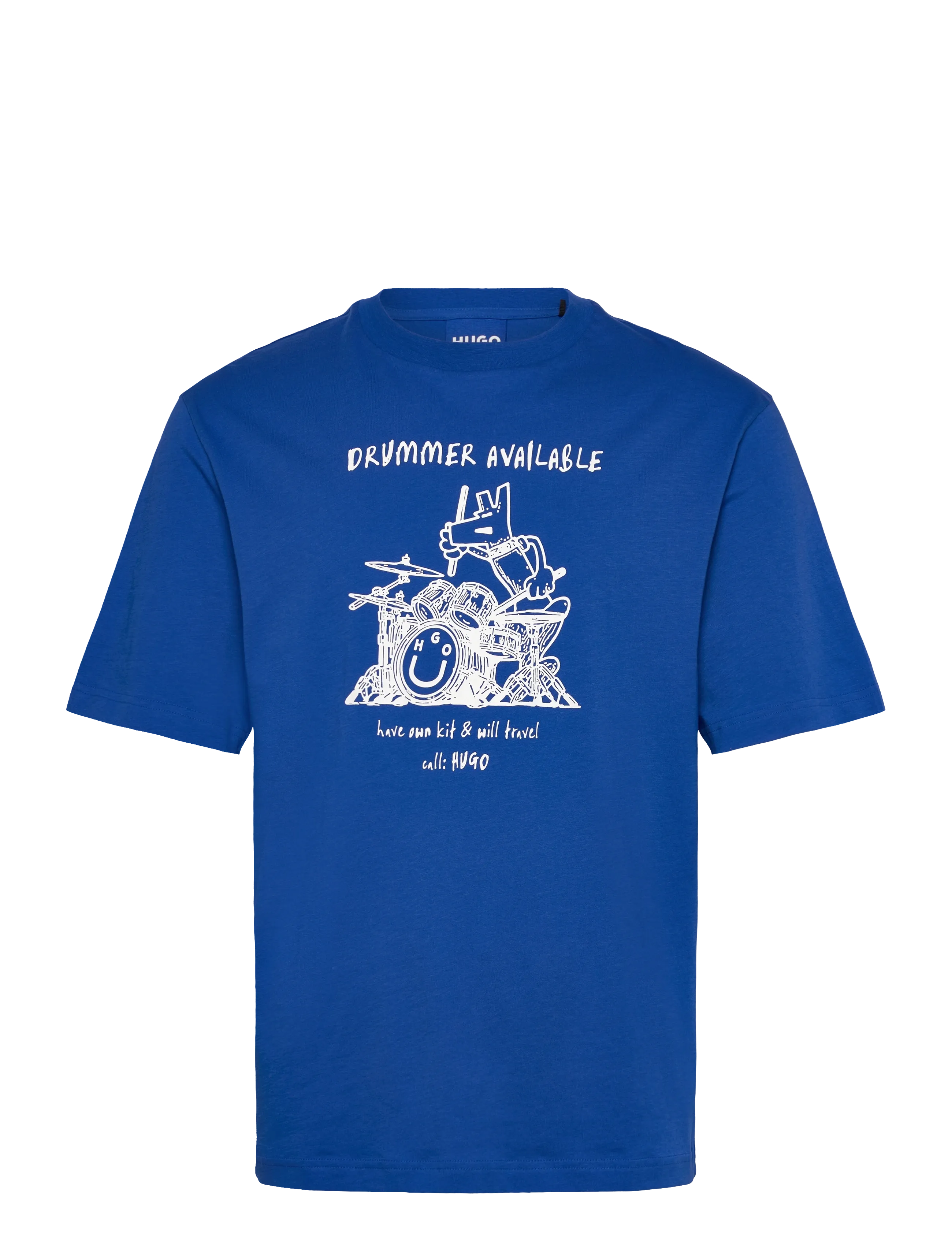 HUGO BLUE Namerix - T-shirts - OPEN BLUE / blue