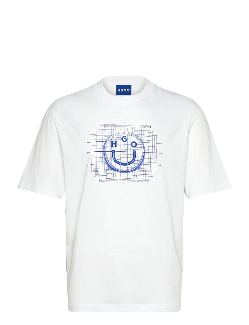 HUGO BLUE - Namerix - kortærmede t-shirts - white - 0