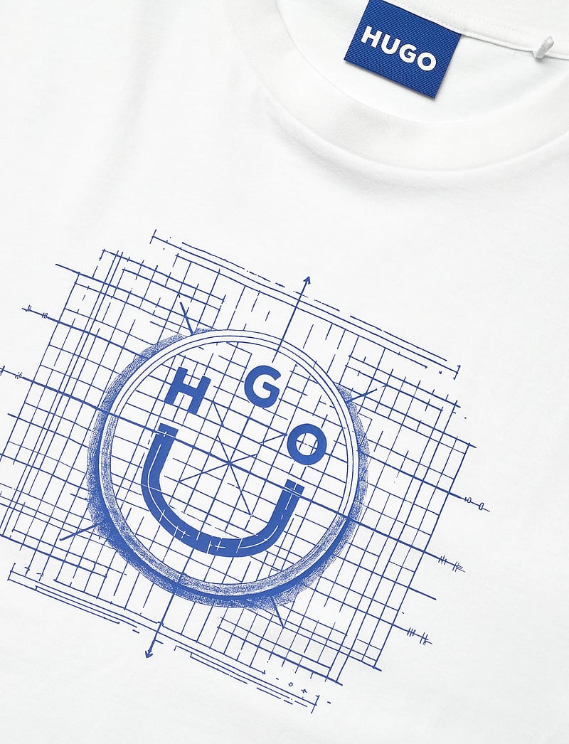 HUGO BLUE - Namerix - kortærmede t-shirts - white - 2