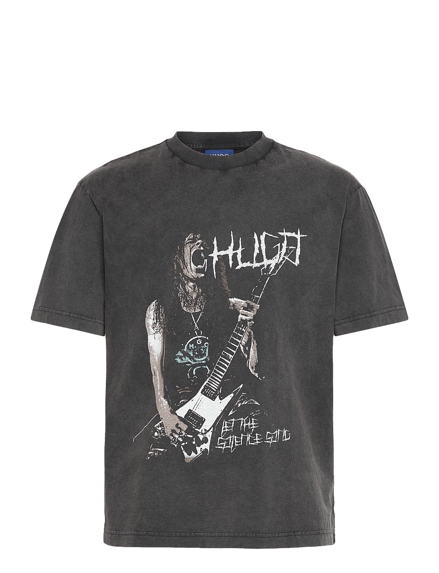 HUGO BLUE - Noctornix - kortærmede t-shirts - black - 1