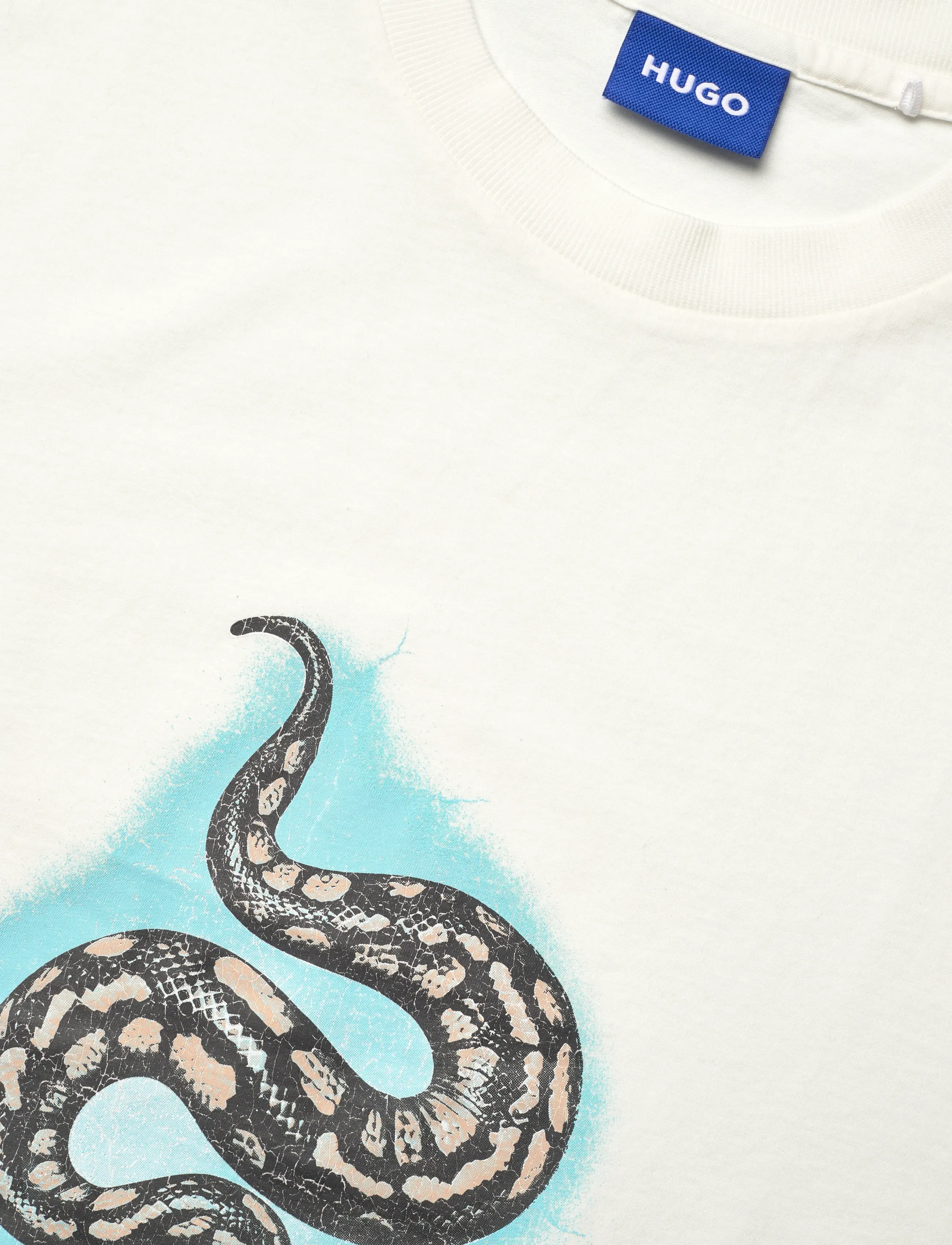 HUGO BLUE - Noctornix - kortærmede t-shirts - open white - 2