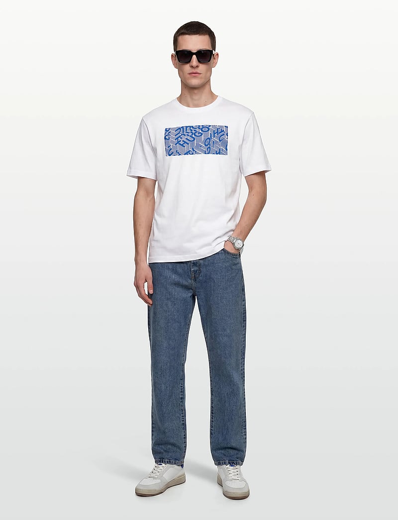 HUGO BLUE - Nierofix - kortærmede t-shirts - white - 0