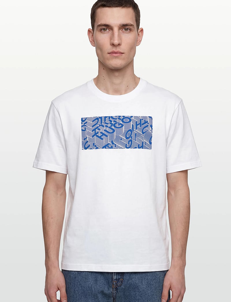 HUGO BLUE - Nierofix - kortærmede t-shirts - white - 3