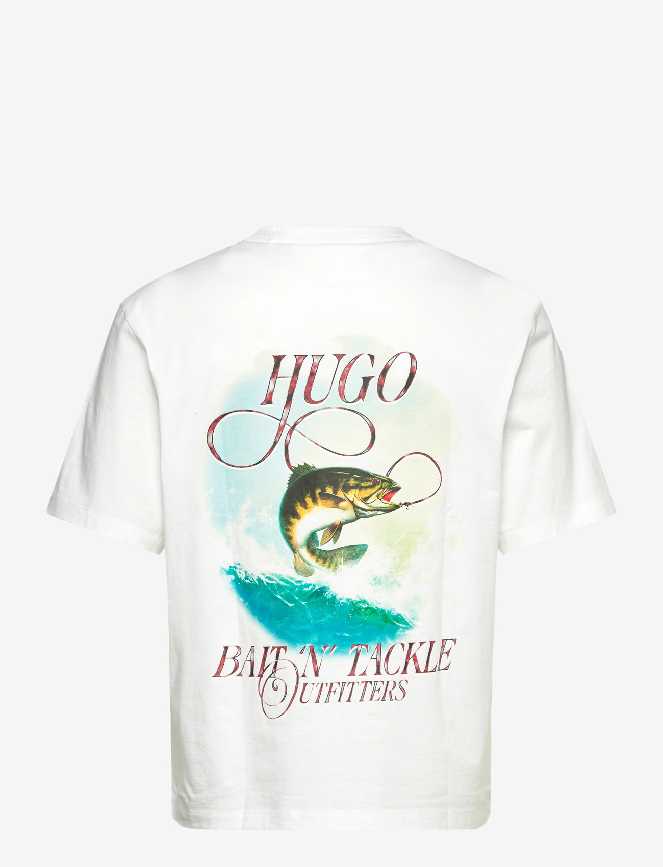 HUGO BLUE - Nofishix - kortærmede t-shirts - white - 1