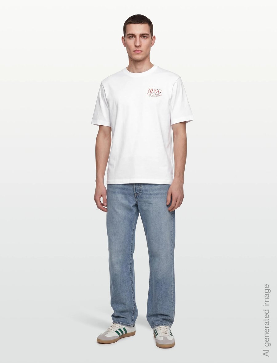 HUGO BLUE - Nofishix - lyhythihaiset - white - 0