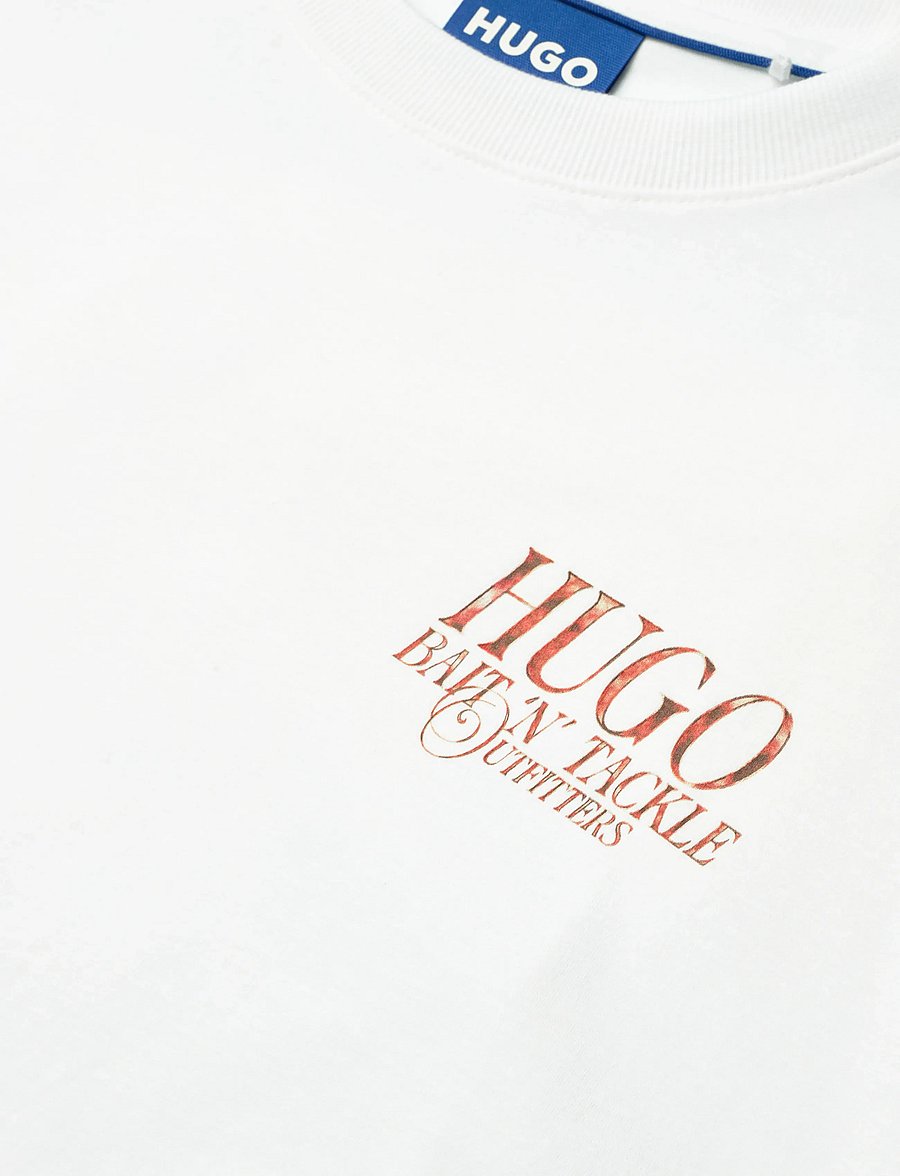 HUGO BLUE - Nofishix - lyhythihaiset - white - 5