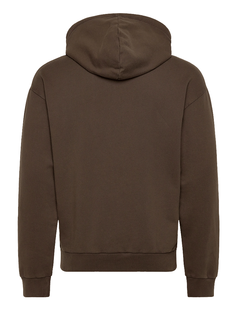 HUGO BLUE - Nimponex - hættetrøjer - dark brown - 1