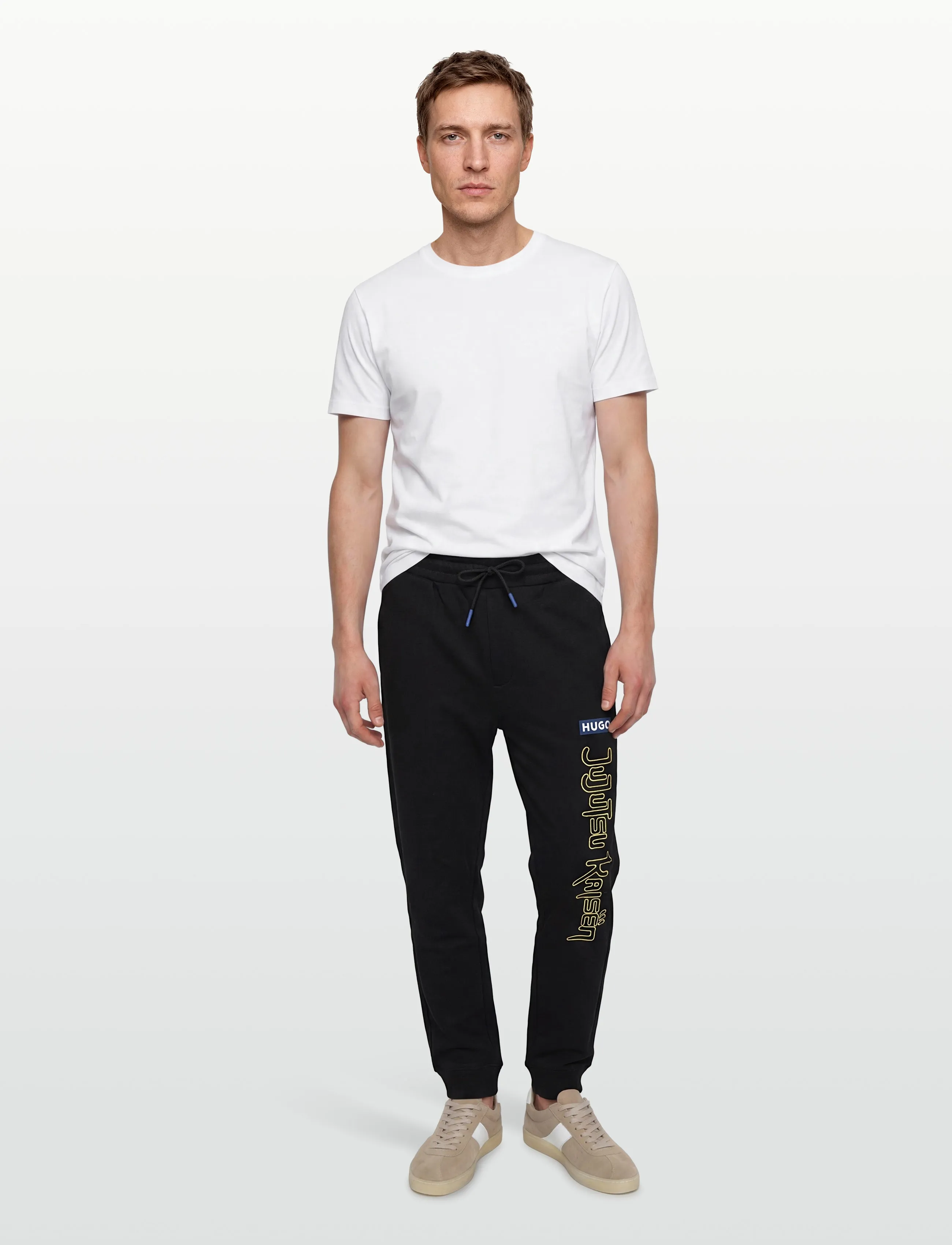 HUGO BLUE Nimaytro_Jjk, Mænd, Sweatpants, Sort, Str: L