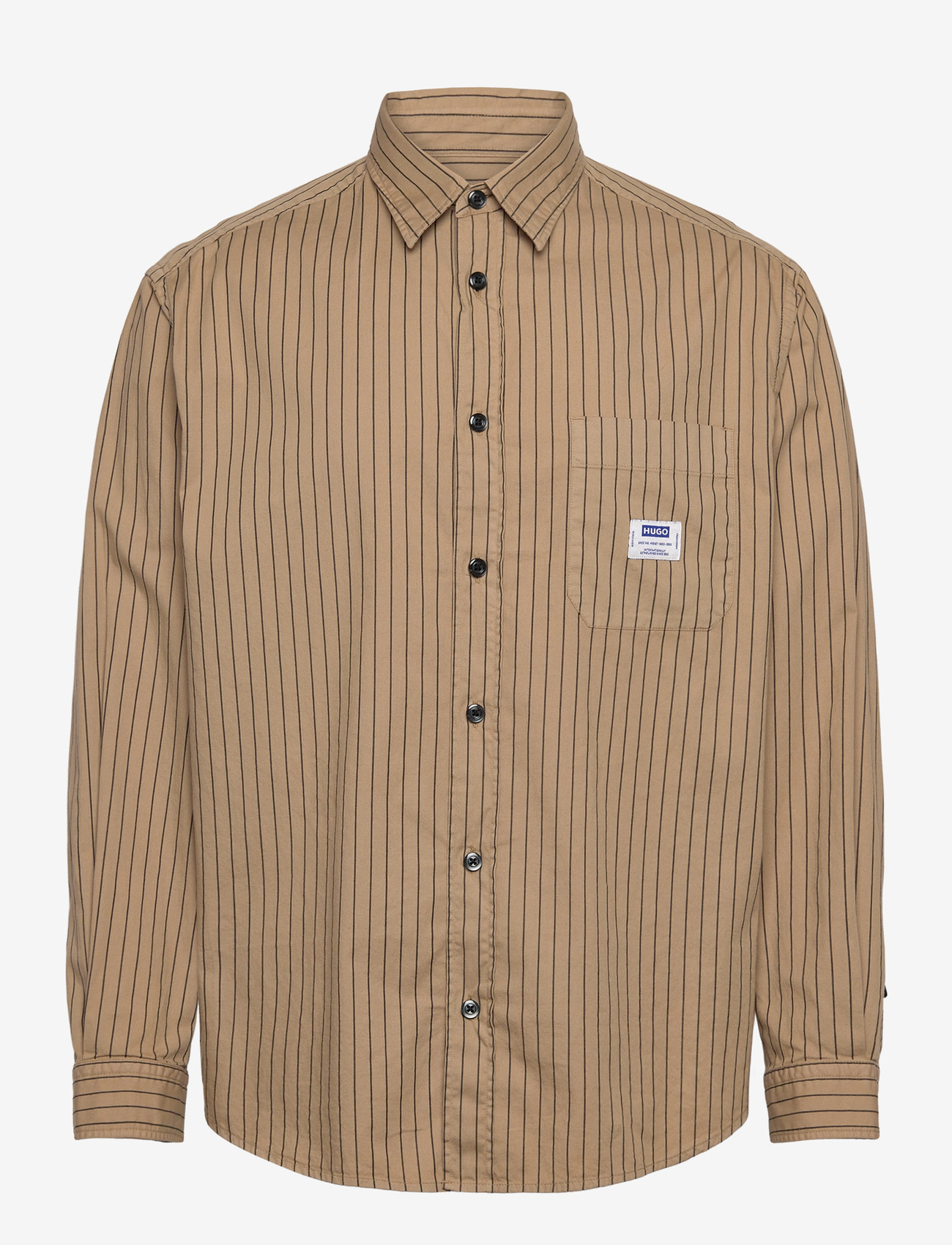 HUGO BLUE - Ebalto - triibulised särgid - medium beige - 0