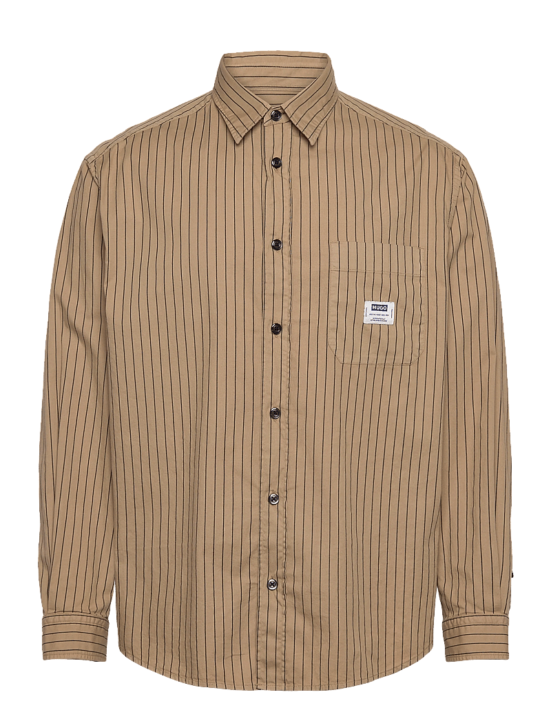 HUGO BLUE - Ebalto - triibulised särgid - medium beige - 0