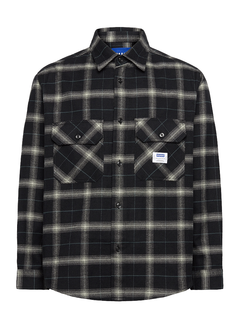 HUGO BLUE - Ebolt - flanell-hemden - black - 0