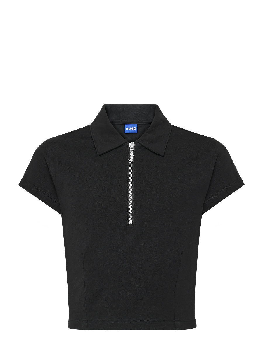 HUGO BLUE - Dastaja_B_1 - crop tops - black - 0