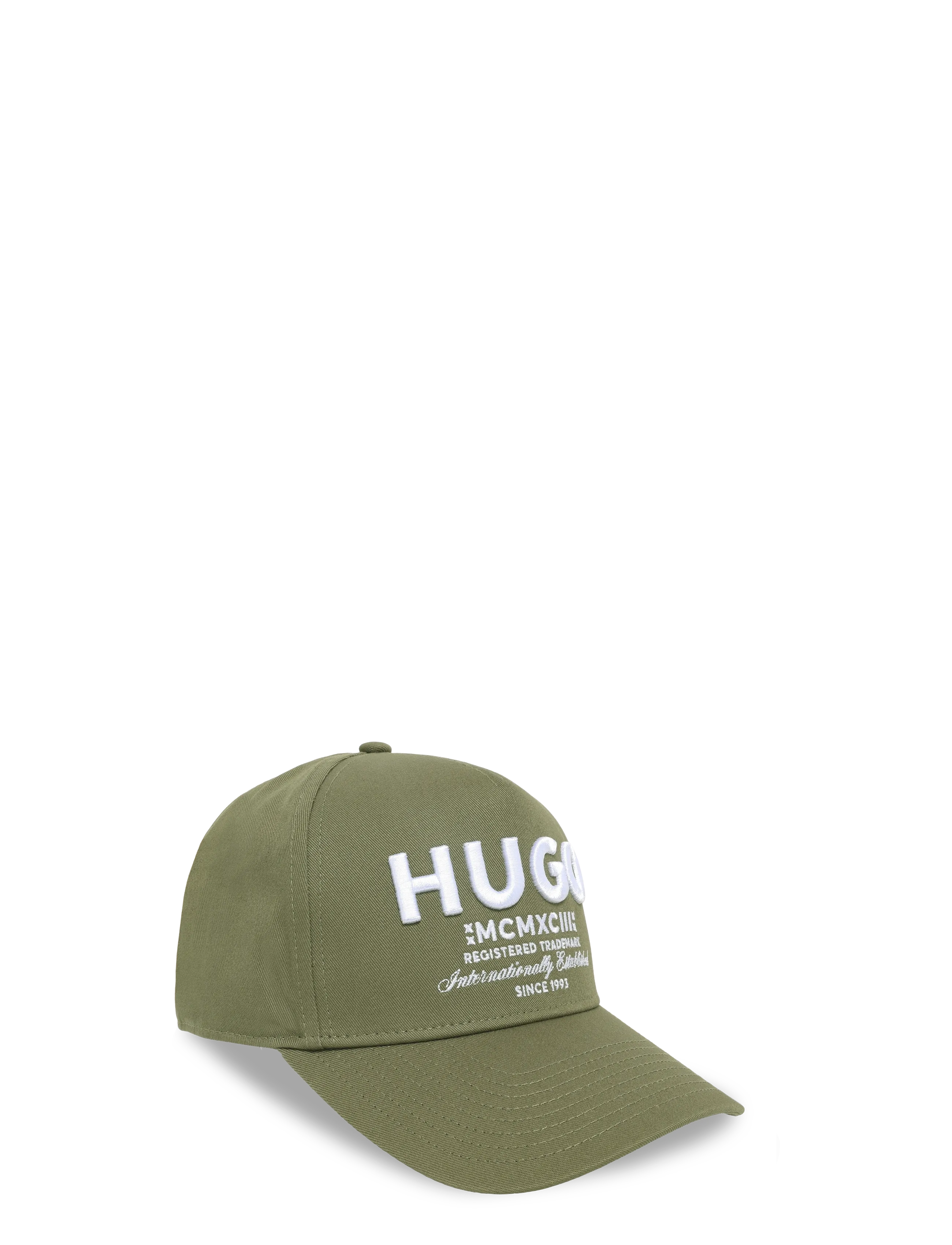 HUGO BLUE Merk-Cap, One Size, Headwear, Khakigrün - Caps, Männerswear