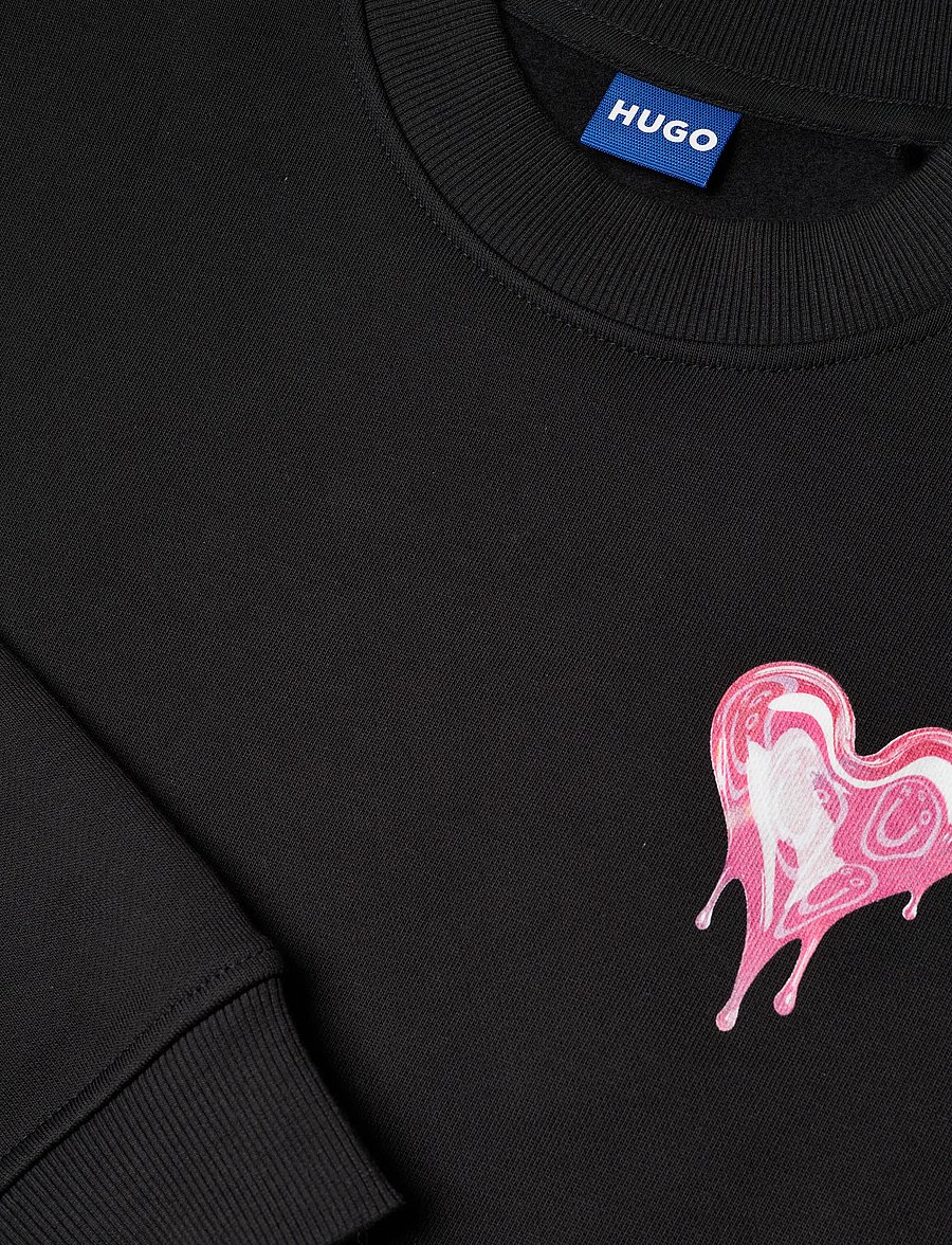 HUGO BLUE - Delessa_B_2 - sweatshirts - black - 5