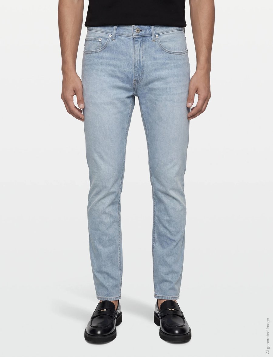 HUGO BLUE - Ash - regular jeans - turquoise/aqua - 3