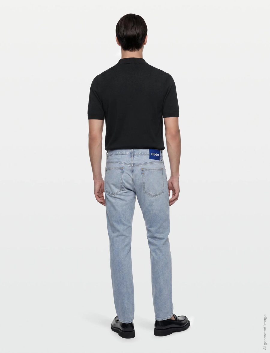 HUGO BLUE - Ash - regular jeans - turquoise/aqua - 4