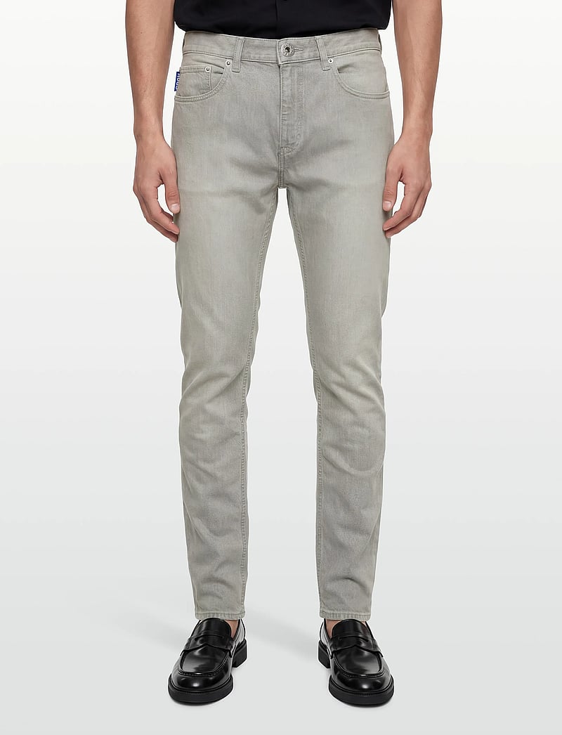 HUGO BLUE - Ash - slim fit jeans - medium grey - 3
