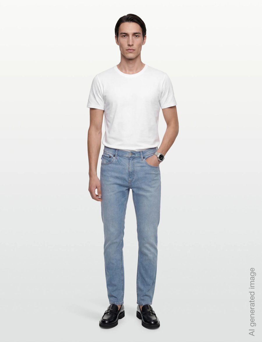 HUGO BLUE - Ash - normale jeans - turquoise/aqua - 0