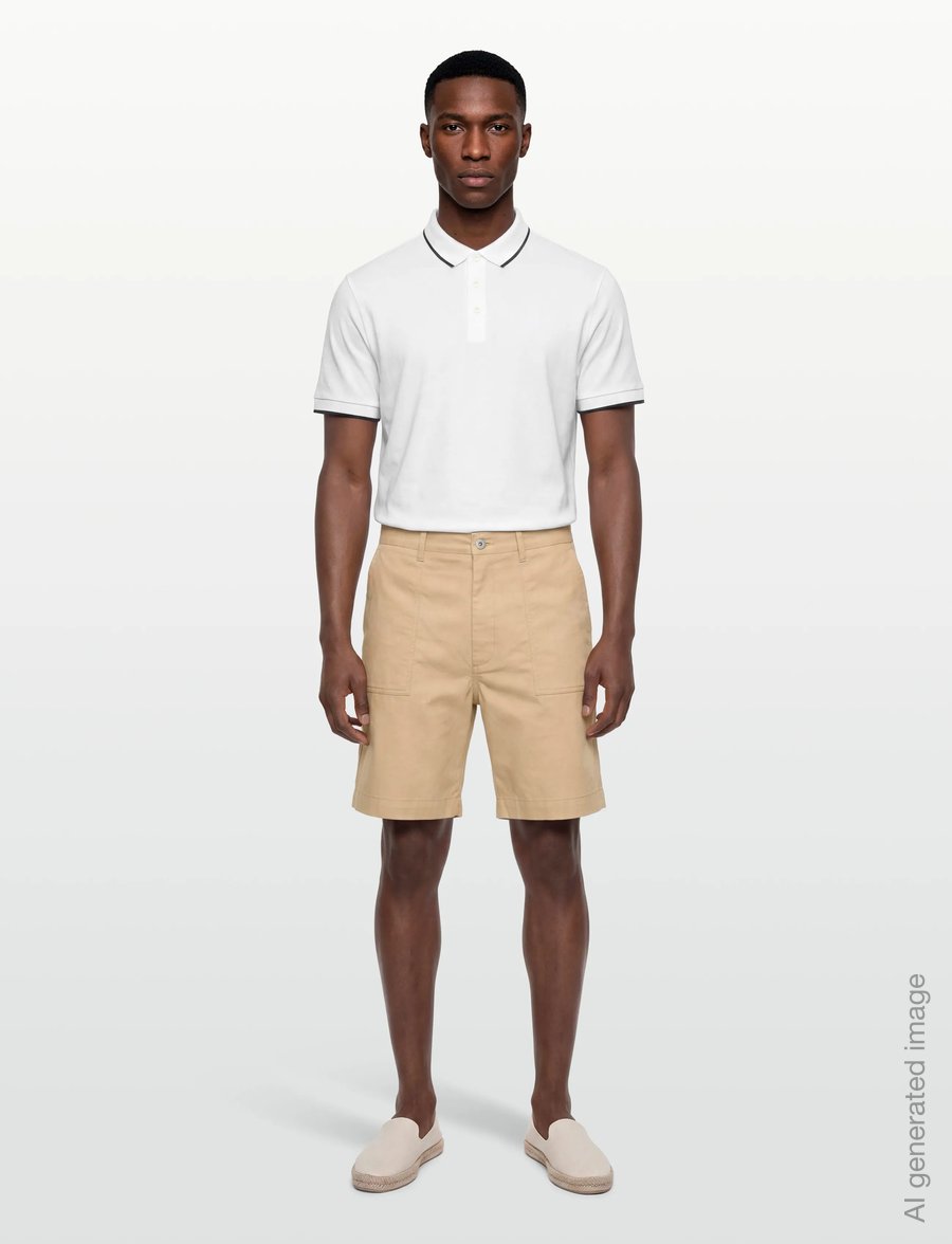 HUGO BLUE - Gutwin262S - freizeitshorts - medium beige - 0