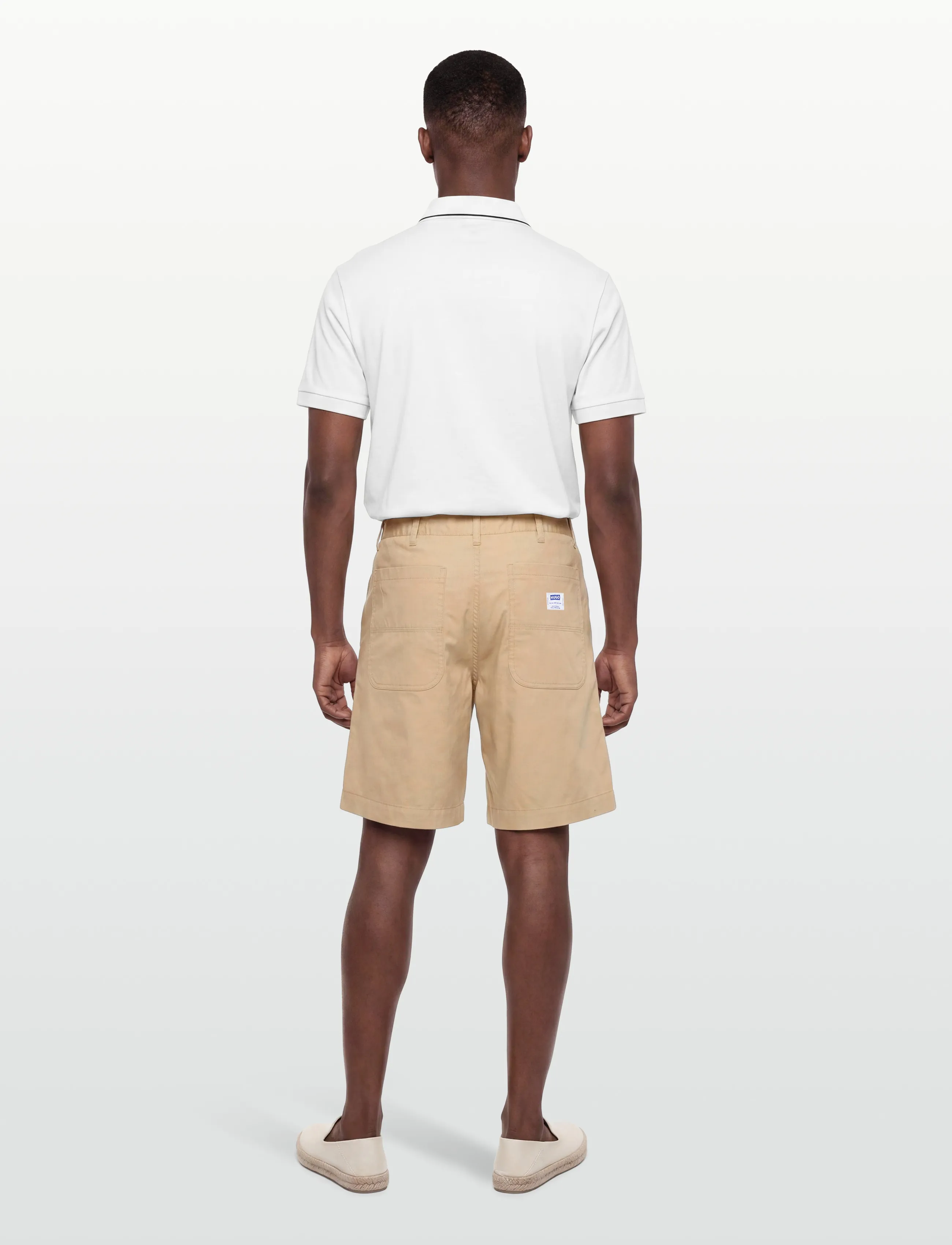 HUGO BLUE - Gutwin262S - lühikesed vabaajapüksid - medium beige - 4
