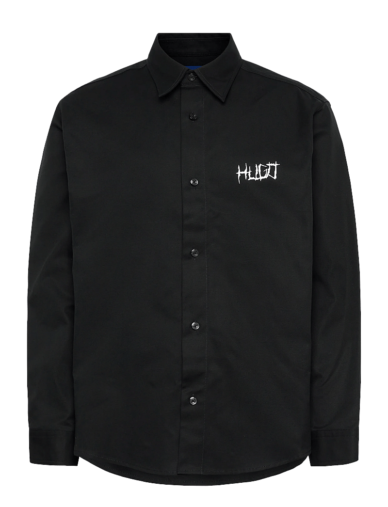HUGO BLUE - Ebolt - casual shirts - black - 0