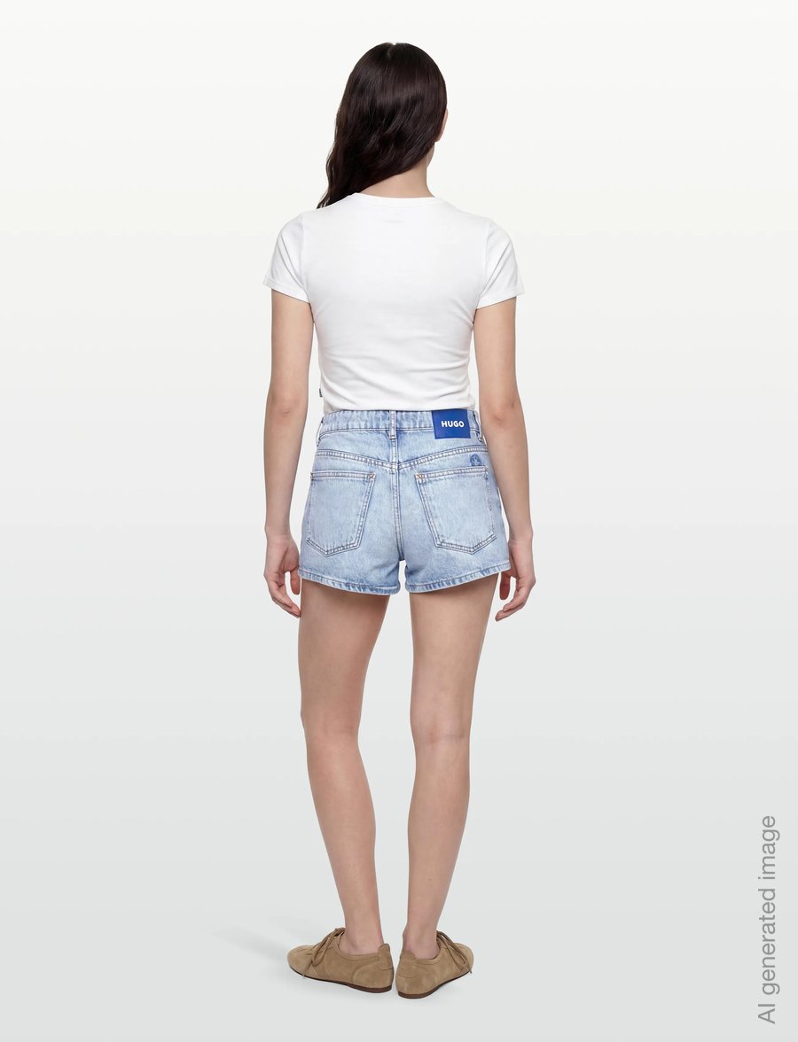 HUGO BLUE - Galimon_B - jorts - turquoise/aqua - 4
