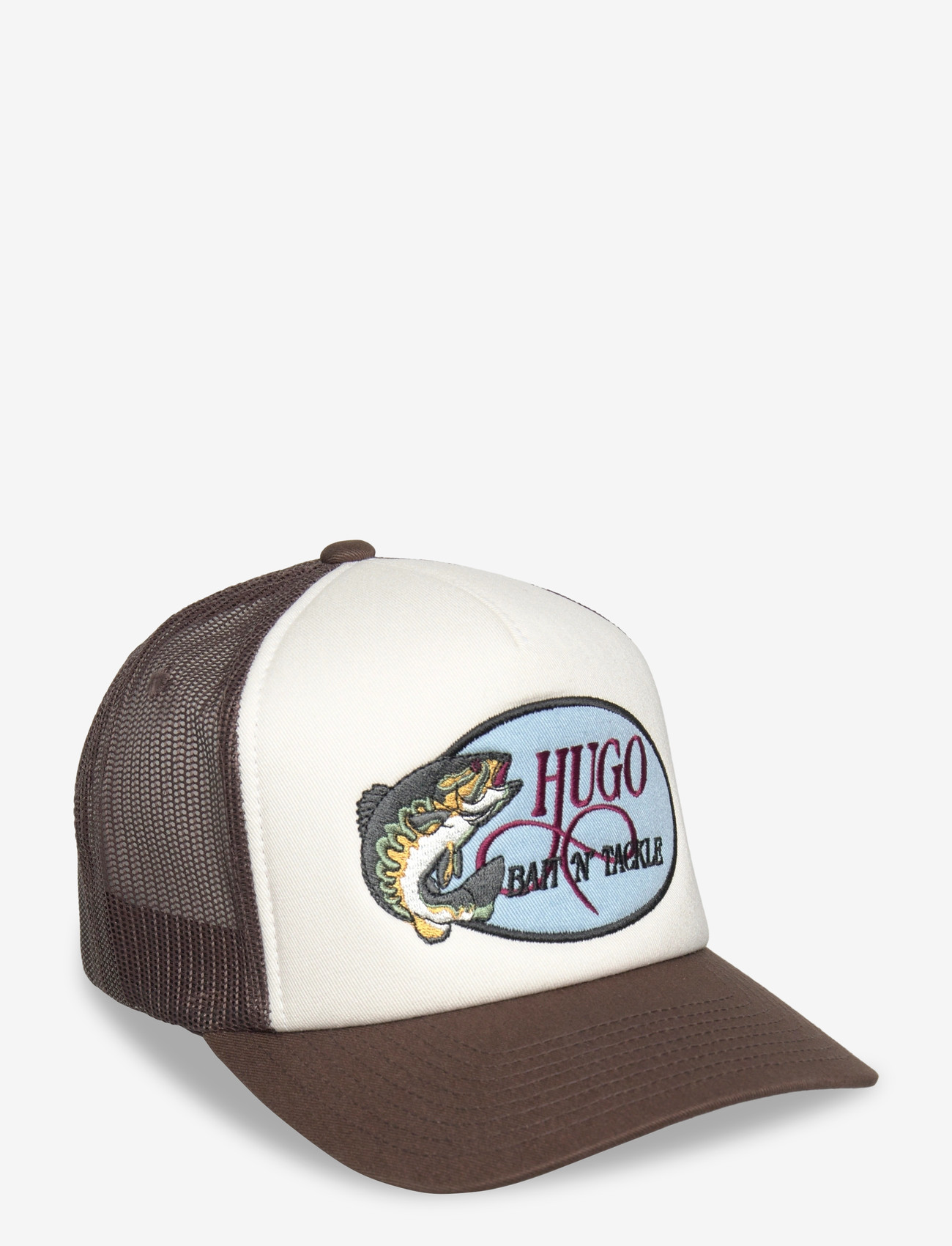 HUGO BLUE - Marsel-Trucker-Fish - kasketter - open white - 0