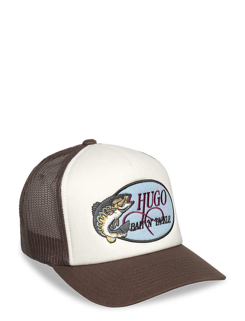 HUGO BLUE - Marsel-Trucker-Fish - kappen - open white - 0