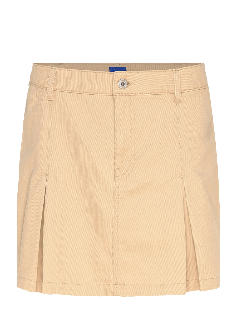 HUGO BLUE - Rundale-2_B - faltenröcke - open beige - 1