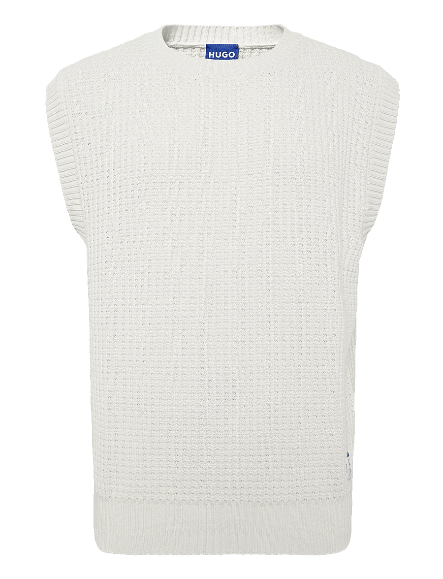 HUGO BLUE - Spuro - strickwesten - open white - 0