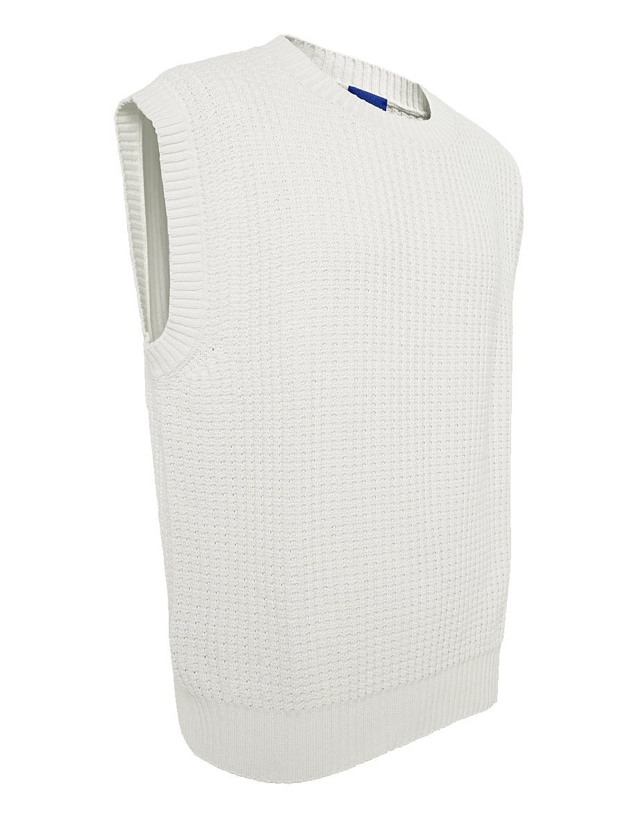 HUGO BLUE - Spuro - strickwesten - open white - 3