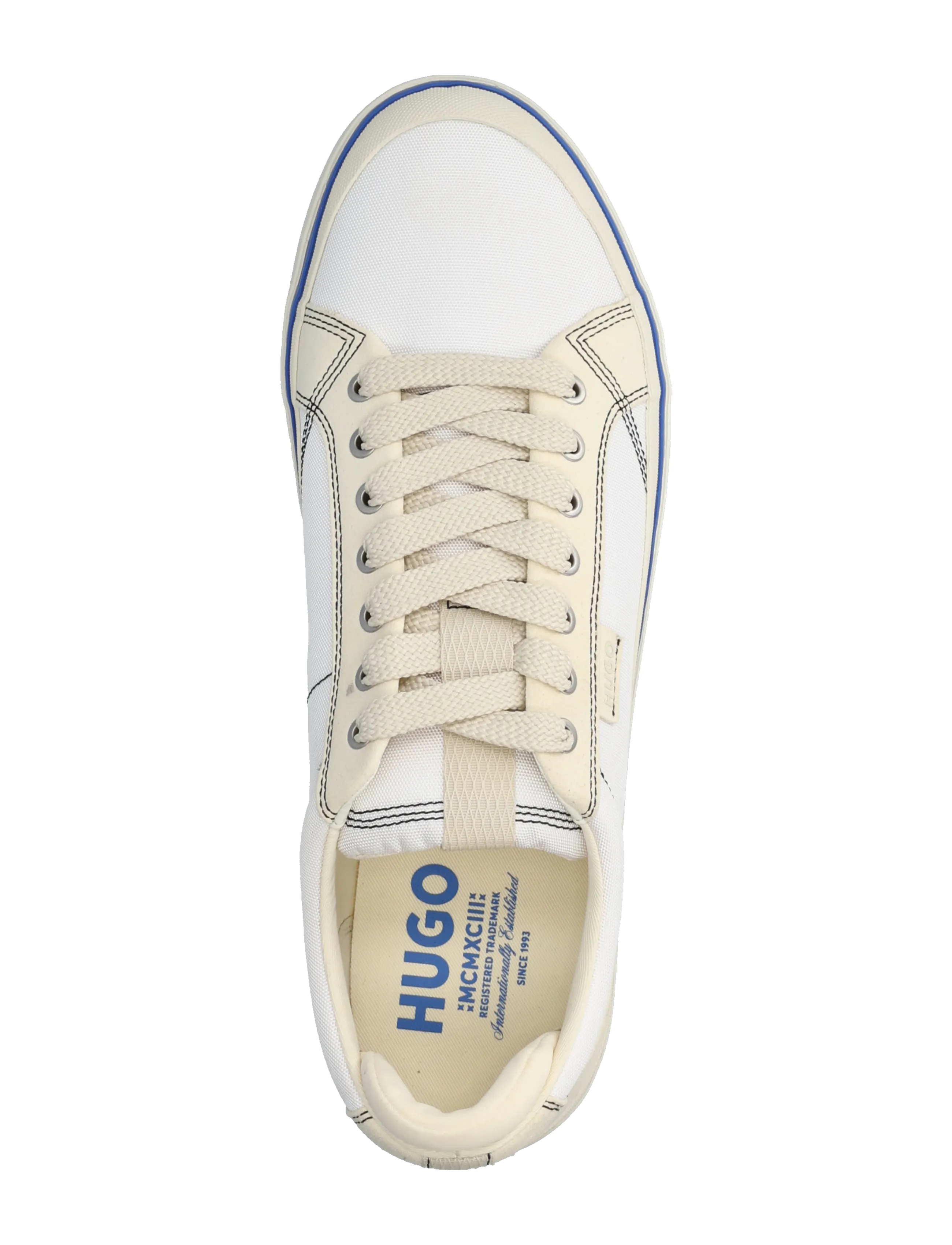 HUGO BLUE - Blue-x_tenn_nymf - low tops - open white - 3