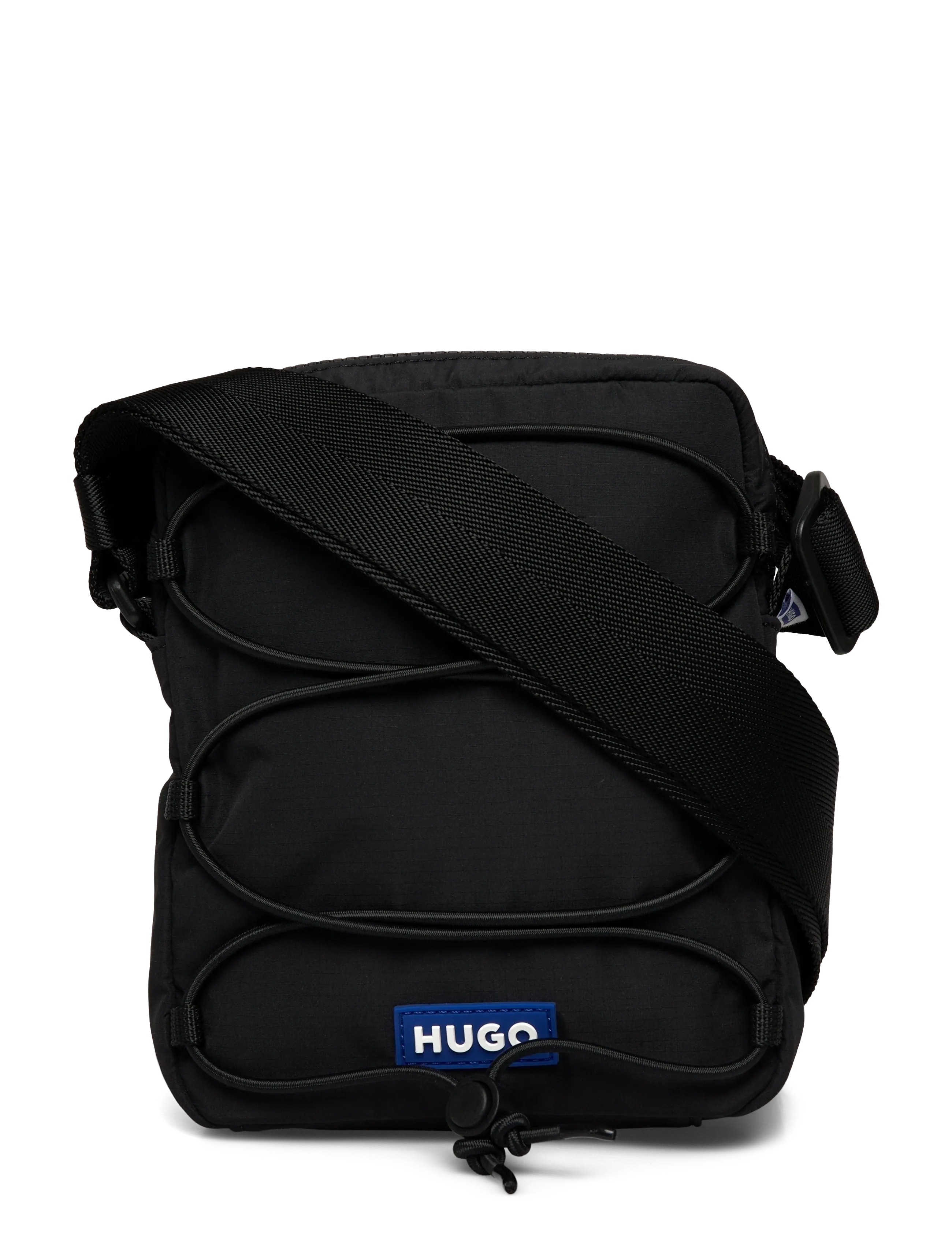 HUGO BLUE Vytal R_Rope_Ns Zip, One Size, Black, Tasker > Crossbody-Tasker, Herre