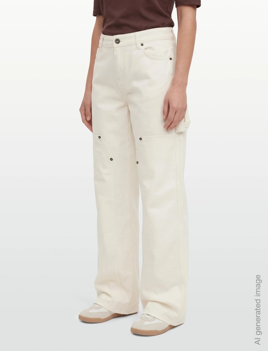 HUGO BLUE - Gamala_5_B - brede jeans - natural - 3