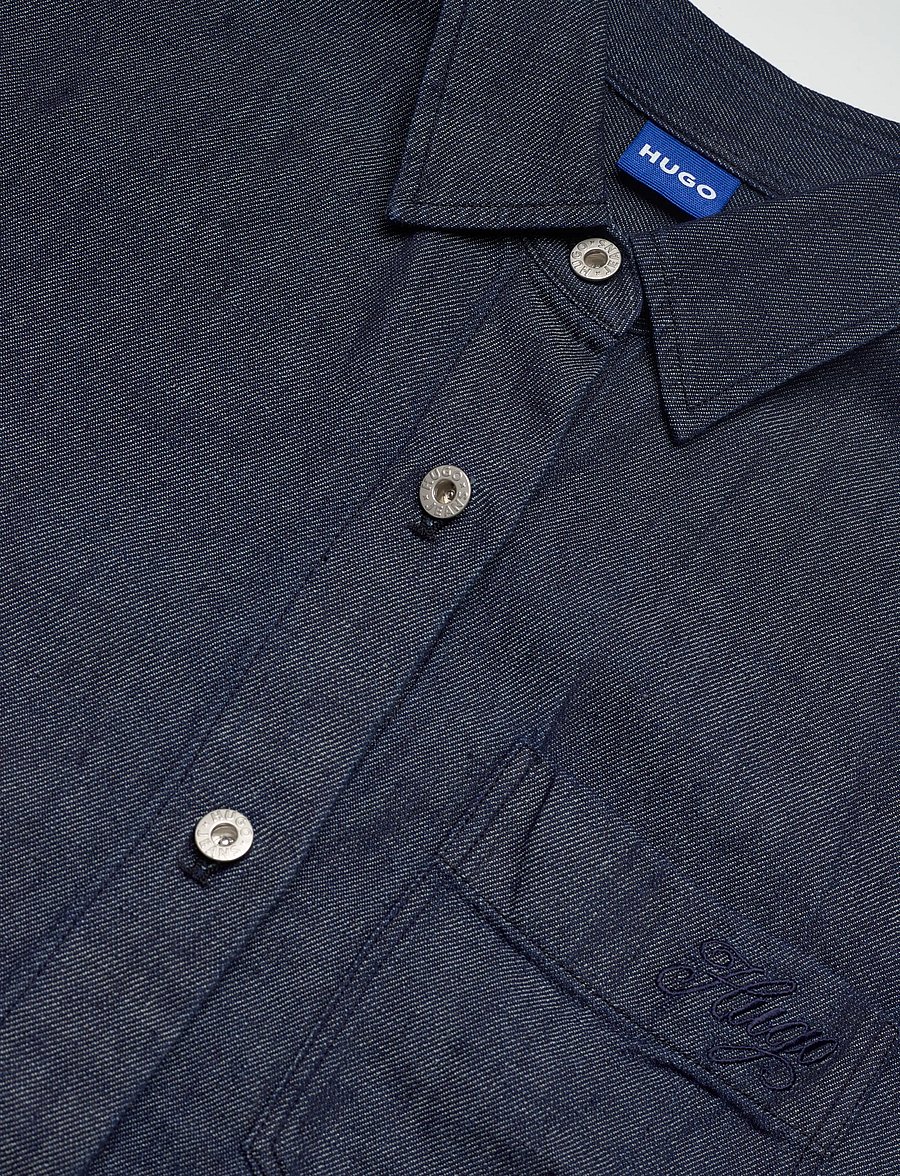HUGO BLUE - Erynn_B - denim shirts - navy - 2