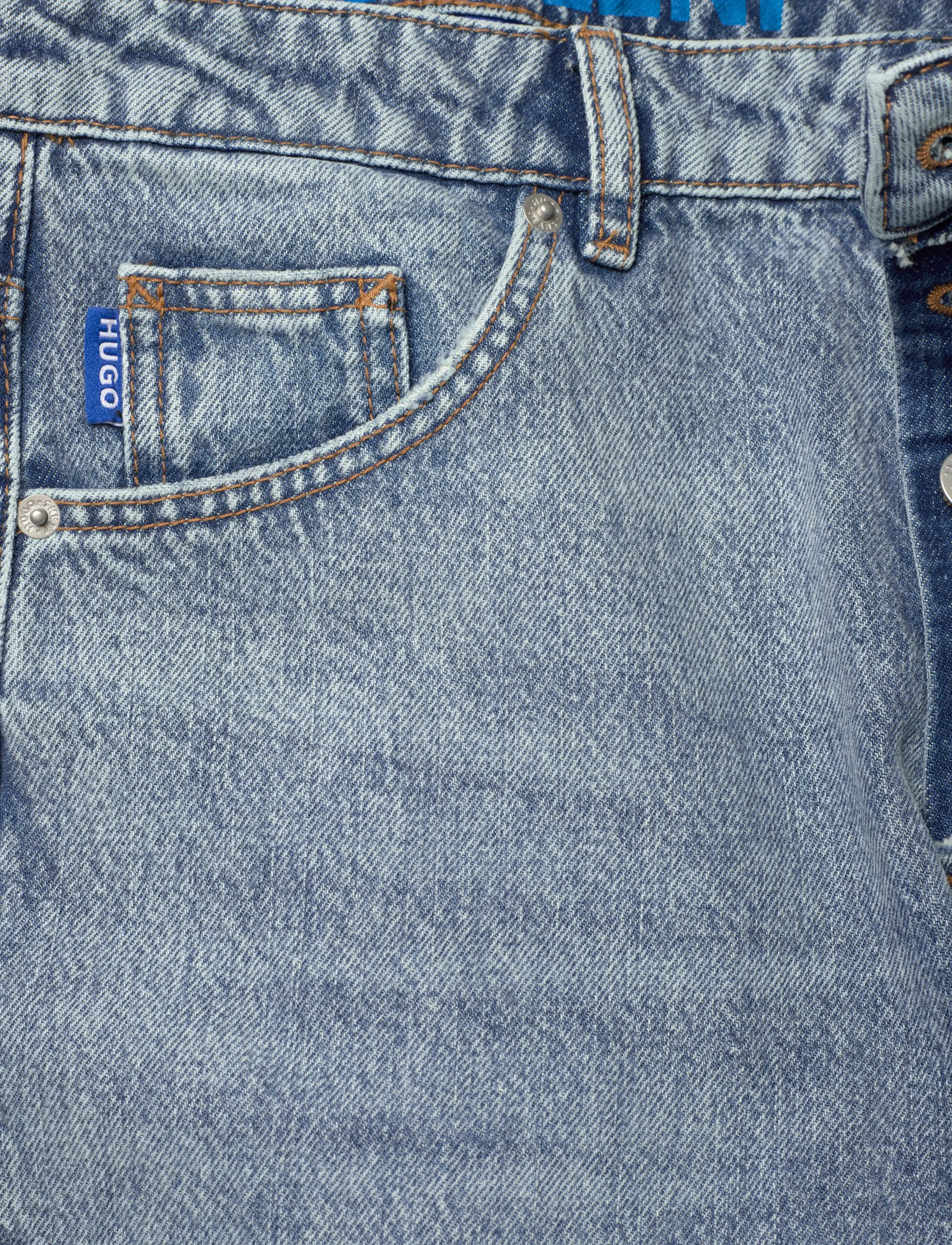 HUGO BLUE - Leni_8_B - brede jeans - bright blue - 5