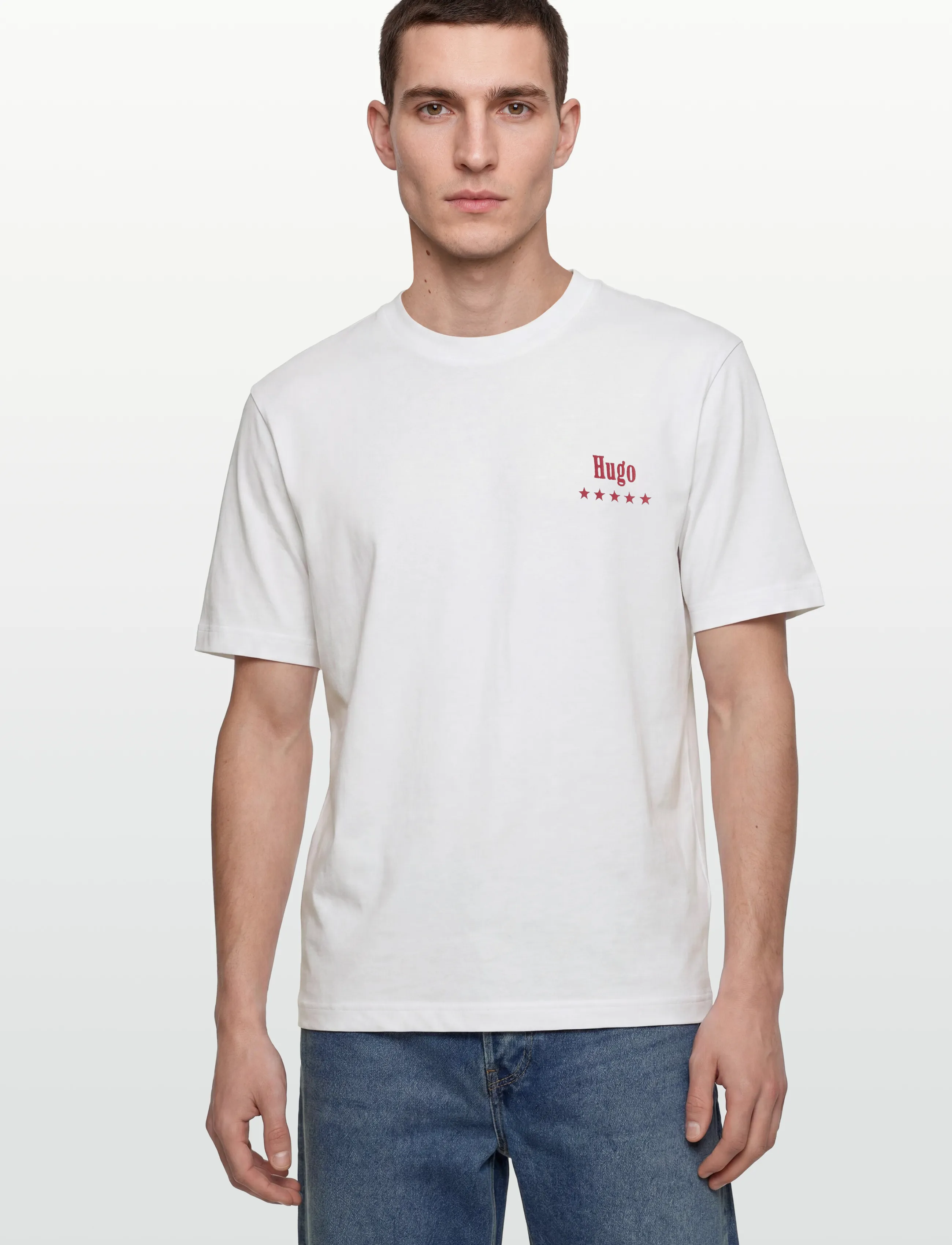 HUGO BLUE - Nucavo - short-sleeved t-shirts - white - 3