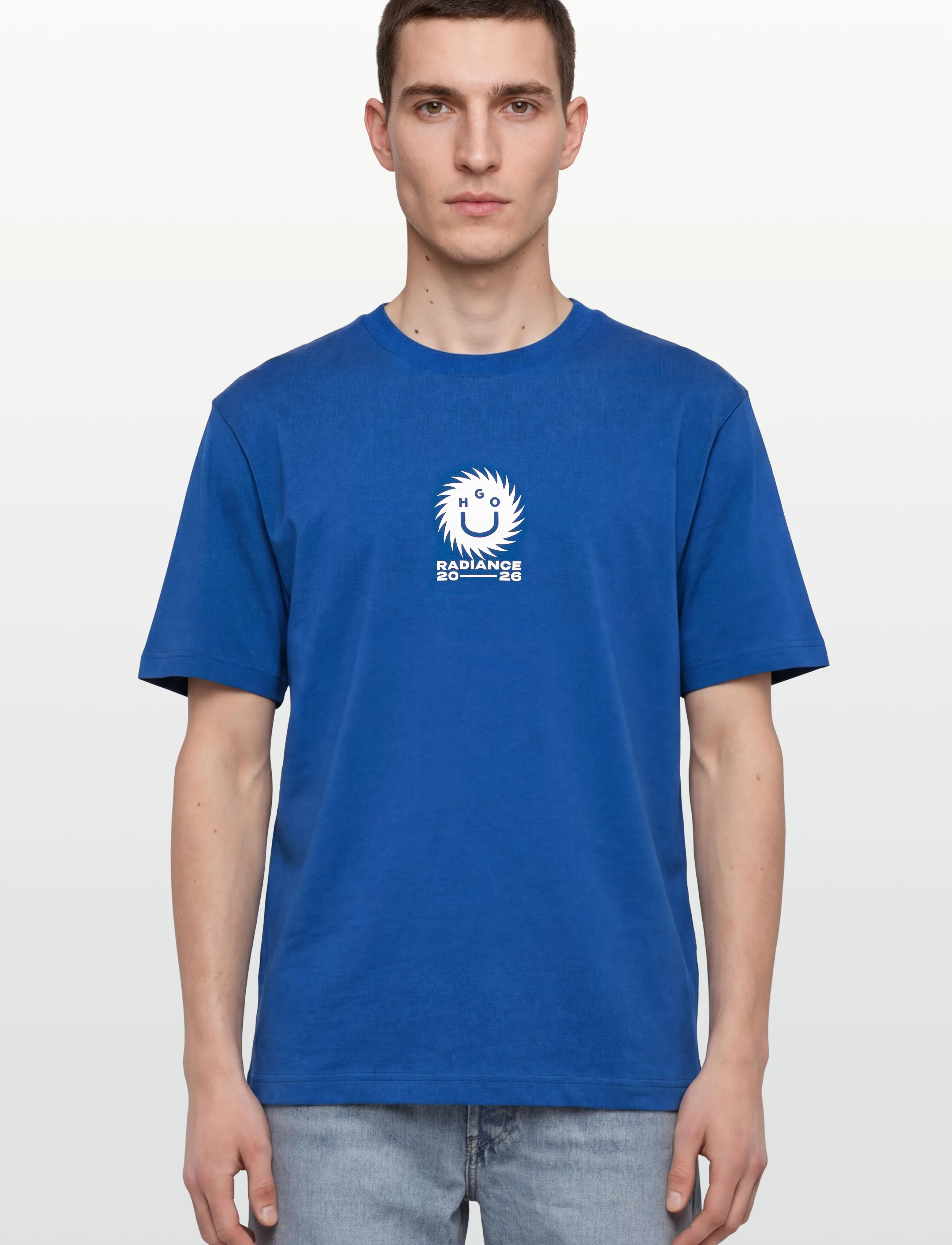 HUGO BLUE - Nunarix - kortärmade t-shirts - open blue - 3