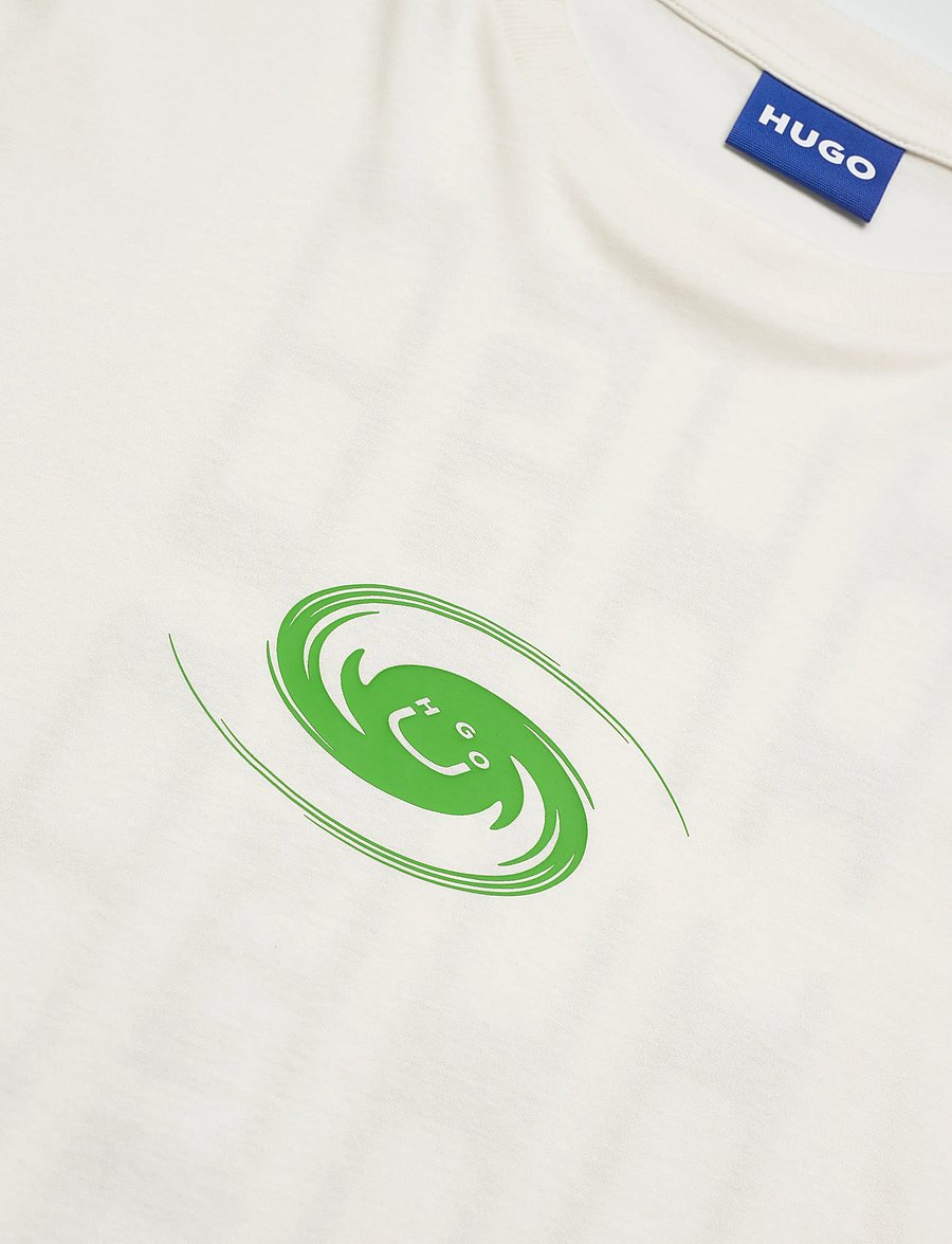 HUGO BLUE - Nunarix - kurzärmelige t-shirts - open white - 2