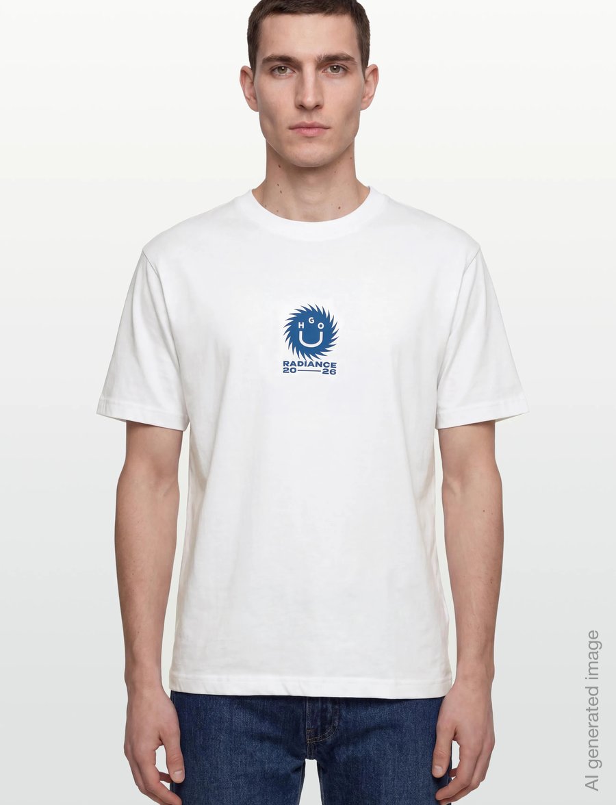 HUGO BLUE - Nunarix - kurzärmelige t-shirts - white - 3