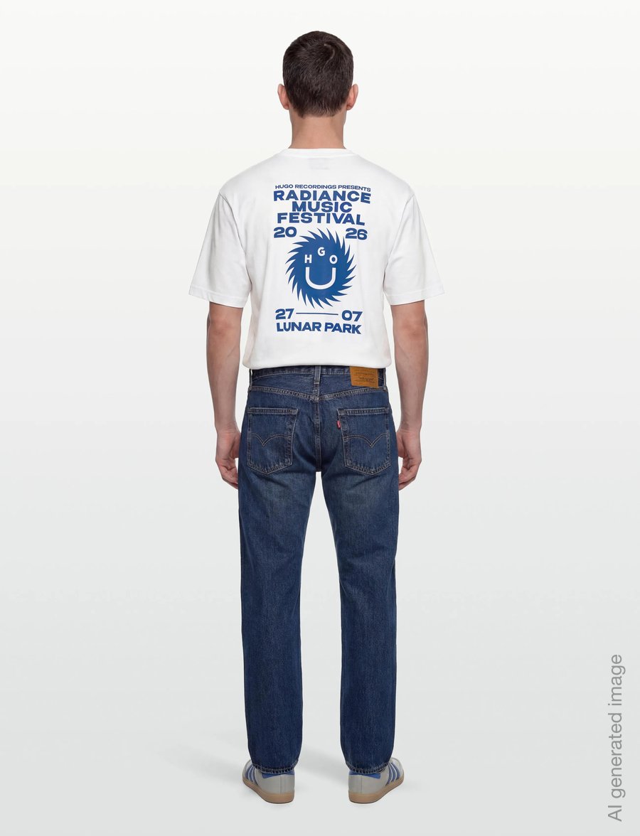 HUGO BLUE - Nunarix - kurzärmelige t-shirts - white - 4