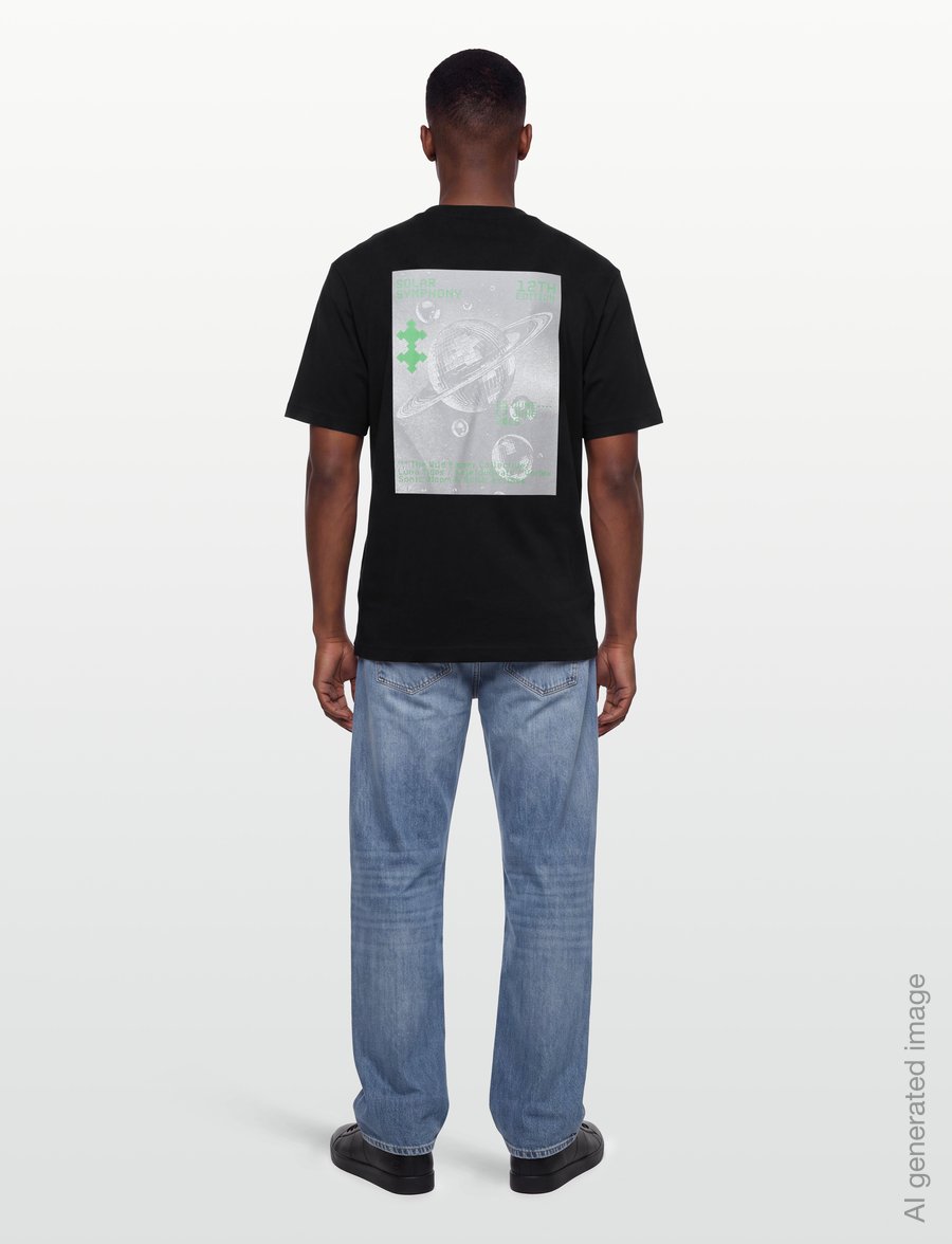 HUGO BLUE - Nufotee - kurzärmelige t-shirts - black - 4