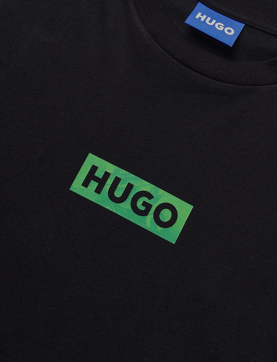 HUGO BLUE - Nufotee - kurzärmelige t-shirts - black - 5